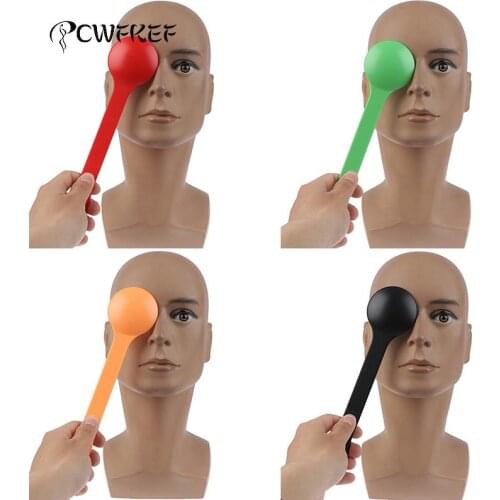 1PCS Eye Occluder Professional Handheld Optometry Tool Eye Occluder Block Plate For Vision Test Eyesight Exam