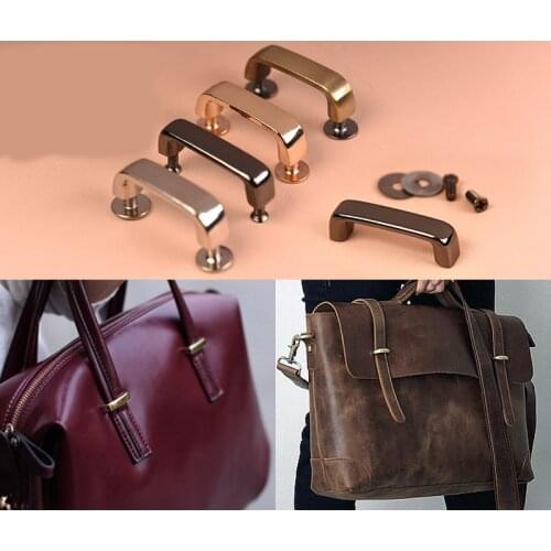 10pcs DIY arch bridge locking plate locking hand-made leather bag and suitcase accessories replacements leather buckle