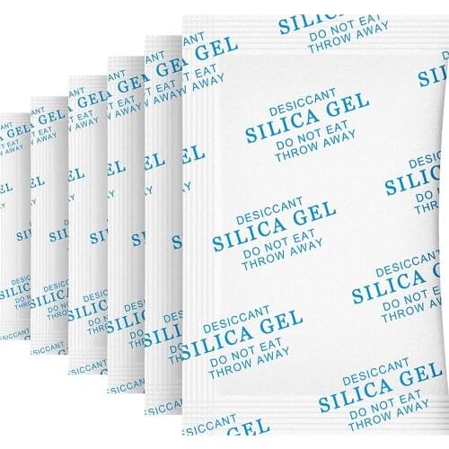 5 Gram(100Packs) Food Grade Silica Gel Packs Dessicant Packets for Storage and Moisture
