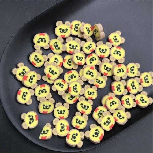 50g Bear Polymer Clay Sprinkle For Kids Diy ,Soft Clay For Craft Clay/Nail Art/Scrapbook Decoration DIY, Filler