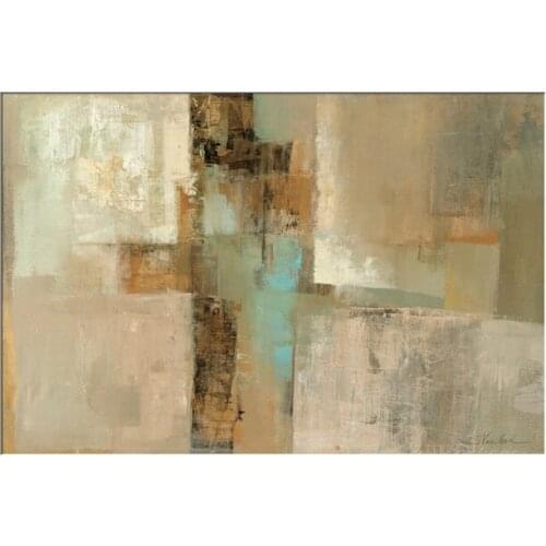 Abstract Oil painting Peninsula Silvia Vassileva Painting Modern Canvas art Room decoration High quality Hand painted