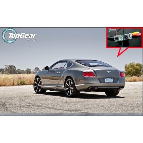 Car Camera For Bentley Continental 2005~2015 High Quality Rear View Back Up Camera For TOPGEAR Fans | CCD + RCA