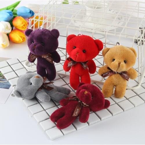 Car key wallet pendant creative pendant plush doll car key fashion accessories holiday gifts student children Christmas gifts