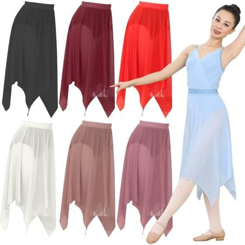 MiDee Ellgenta 4 Conners Skirt Ballet Dance Wraps for Practice Training Performance Wear Compeition Clothes