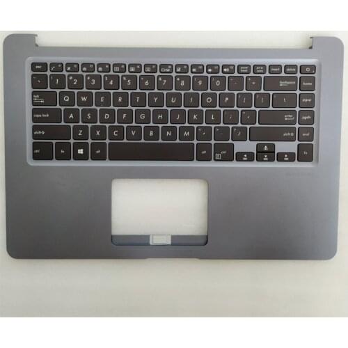 Free Shipping!! 1PC 90%New Laptop Palmrest Housing C With Keyboard For Asus Pro15 S15 S510U S5100UQ UK505B U5100UQ S510UA