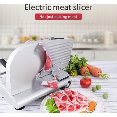 Household Electric Beef and Mutton Slicer Commercial Toast Stainless Steel Desktop Replacement Blade is Easy to Clean MS-305C