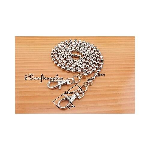 Bag chain purse chain for bag metal shoulder chain cross body strap chain nickel 120 cm K135
