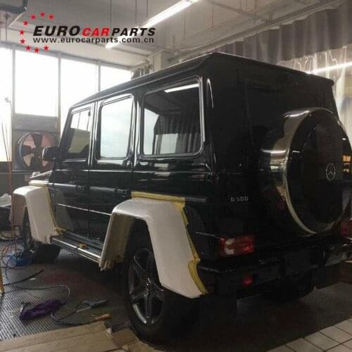 G class W463 G500 G550 4*4 carbon finber over fenders for g63 G65 upgrade to G500/G550 4*4 Wide Arches fender flares