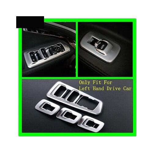 2013 Chrome Interior Door Window Switch cover trims 4pcs For Ford Explorer 2011 2012 2013 2014 2015
