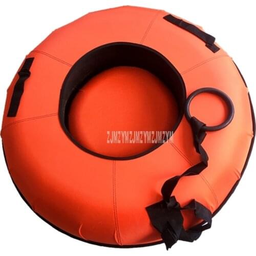 1M Double Person Skiing Ring Rubber Winter Inflatable Inner Tyre Ski Circle For Adult Outdoor Snow Skiing Pad Board Winter Sport