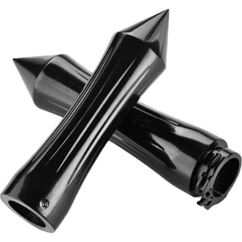 Motorcycle Bullet Shape 1" Hand Grips Universal Black