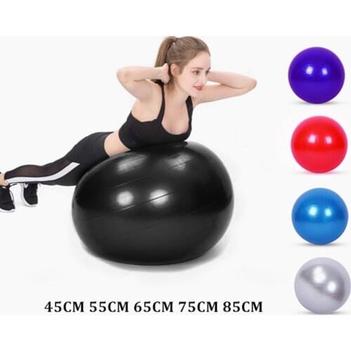 Exercise Ball for Fitness Stability Balance Yoga Ball Thickened Explosion-proof Exercise Workout Home Gym Pilates Equipment Ball