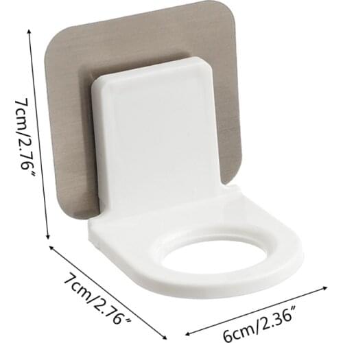 Suction Cup Rack Shower Gel Shampoo Soap Liquid Wall Mount Holder Bathroom Shelf W3JE