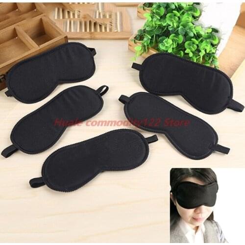 New Sleeping Eye Mask Travel Rest Aid Eye Mask Cover Patch Paded Soft Sleeping Mask Blindfold Eye Relax Massager Beauty Tools