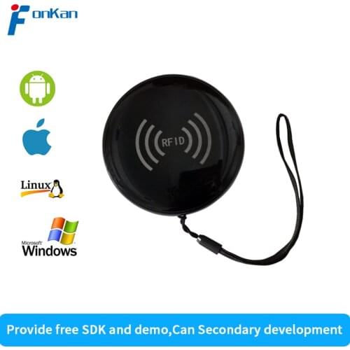 FONKAN 1-2M UHF RFID Bluetooth Portable Handheld Reader Real-Time Data Transmission 860-960mhz tag label Scanner