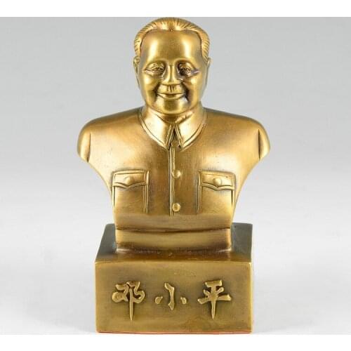 President Deng Xiaoping Deng Xiaoping body copper ornaments like genuine office desktop decorationroom Art Statue