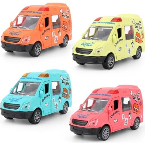 Sale Of Car Model Movable Door Clockwork 1/12 ChildrenS Mini Toy Clockwork Toy Truck Inertia Toy Car Cartoon Classic Hobby