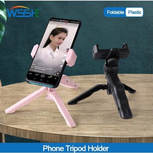 Phone Tripod Holder Adjustable Stand For Cell Phone Smartphone Universal Support Desk Portable Mobile Holder