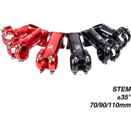 ZTTO MTB Road Bike Stem Bicycle Parts 70 90 110mm 35 Degree High-Strength Lightweight 31.8mm Polished For XC For AM
