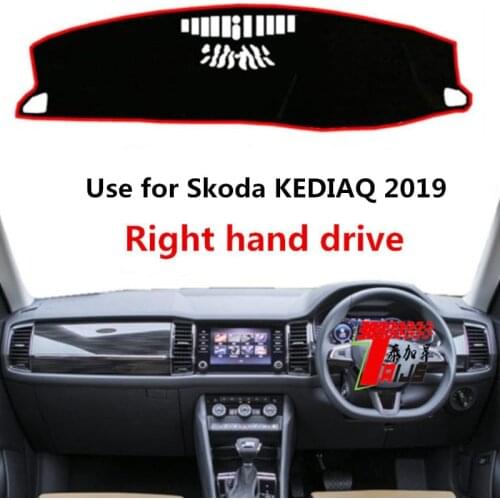 TAIJS Factory Classic Sport High Quality Polyester Fibre Car Dashboard Cover For Skoda KEDIAQ 2019 Right hand drive