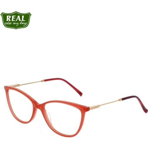Retro Cateye Acetate optical frame Nearsighted Simple Glasses Women Myopia Eyeglasses Frames