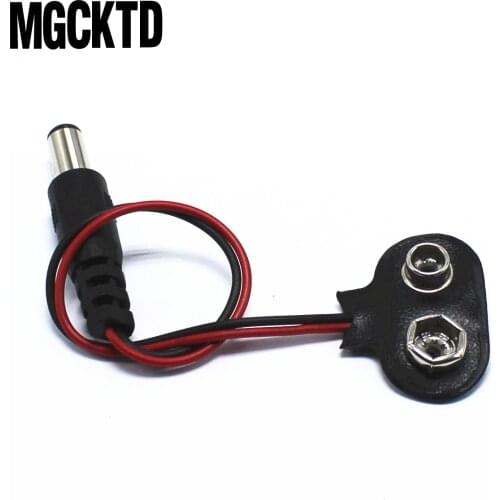 90 DC 9V Battery button power plug for Mega 2560 1280 UNO R3 132