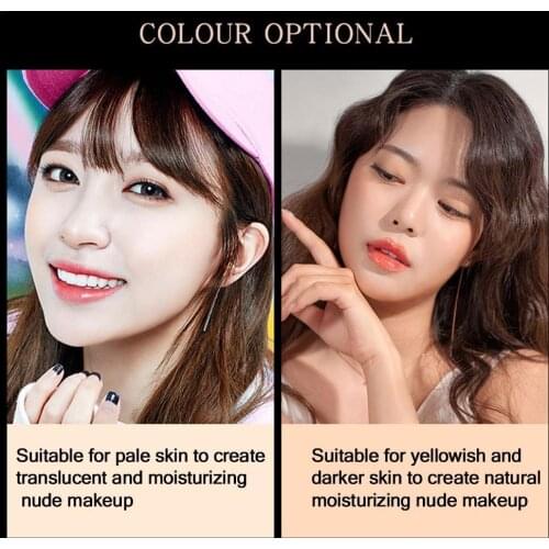 Mushroom Head Make Up BB Cream Air Cushion Cream Moisturizing Makeup Foundation BB Brightening Air-permeable Cream Natural C8H3