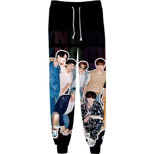 Bangtan Boys Ablum Dynamite Sweatpants KPop Women Men 3D Joggers Pants Personality Boy girls Trousers Hip Hop Sweatpants