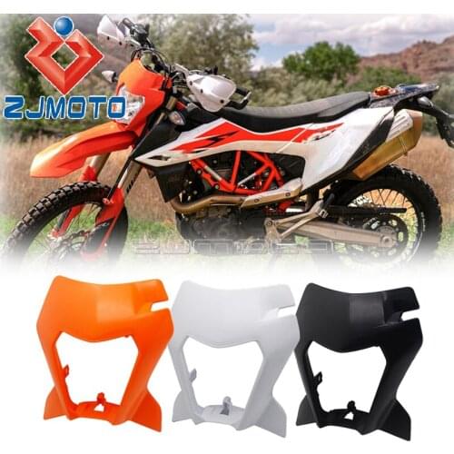 For EXC XCF XCW TPI SMR SMRC Six DAYS Headlight Fairing ABS Plastic Front Lamp Mask Universal For FC FE TC TE TX
