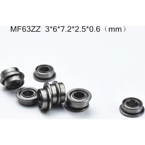 MF63ZZ 3*6*7.2*2.5*0.6(mm) 10pieces free shipping LF630ZZ F673ZZ bearing Flange bearings LF630ZZ F673ZZ chrome steel bearing