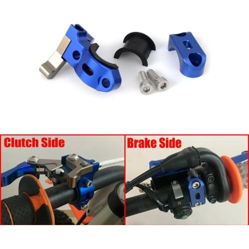 Rotating Bar Clamp Kit w/ Hot Start Lever For Honda CRF150R CRF250R CRF450R CRF250X CRF450X Yamaha WR250F WR450F YZ250F YZ450F