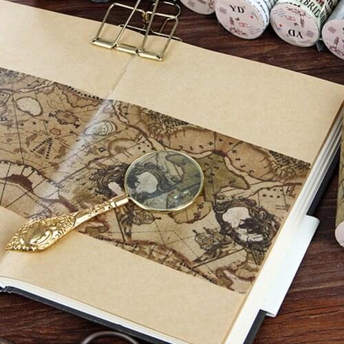 10cm Wide Retro Washi Tape Creative Vintage Newspaper Style Tapes Stickers For Scrapbooking Diary Photo Decoration Supplies