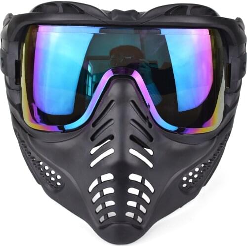 Airsoft Masks Tactical Mask Anti-Fog PC Lens Light Wight High-Strenght Anti-impact Can Carry Motion Camera Tactical Mask