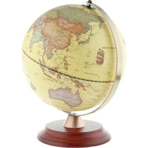 Illuminated Ocean World Earth Globe Map Teaching Geography Map Desktop Decor