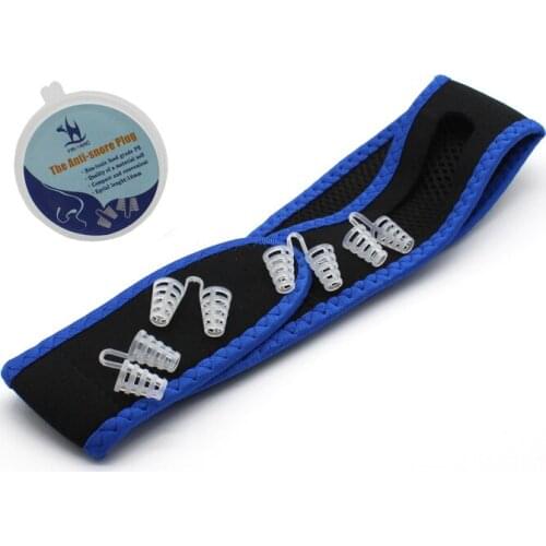 Anti Snoring Combination Adjustable Stop Snoring Chin Strap Anti-Snore Sleep Aid Snores Stopper Nose Vents Device snore stopper