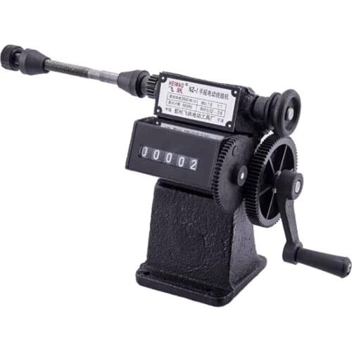 Manual Winding Machine Dual-Purpose Hand Coil Counting Winding Machine Winder 0-9999 Count Range Winding Various Small Coils