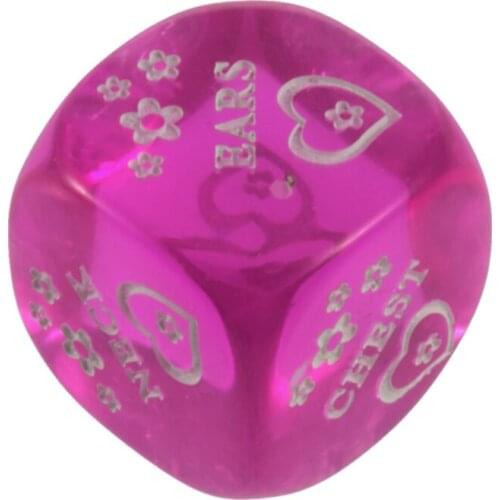 5 PCS/Set Pink Sexy Dice, 25*25mm Beautiful Dice Play With Friends , Funny Dice Game With Free Shipping