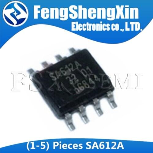 1~5)pcs SA612A SA612AD SA612ADR SOP8 RF mixer IC