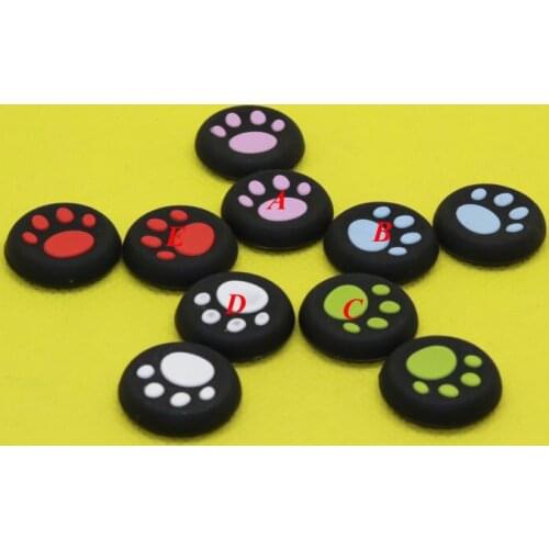 1Pair Silicone Grip Cover Caps Cat Paw for PS3 PS4 for Xboxone Xbox 360