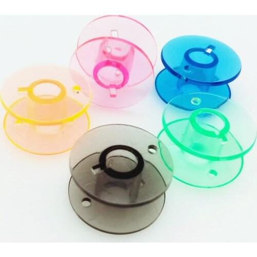 20 Multicolour Plastic Sewing Machine Bobbins Fits Singer Brother Janome Toyota AA7243
