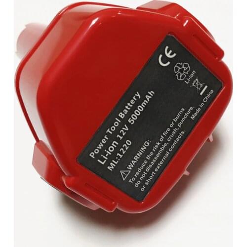 12V Rechargeable Li-ion battery cell 5.0ah for makita cordless Electric drill screwdriver 1050D 4331D 5093D 4013D 4191D 6917D