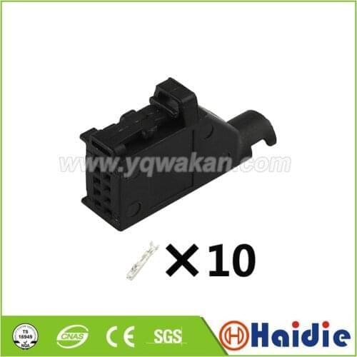 2sets tyco 10pin auto car electric plug connector wiring harness cable connector 1534125-1 1534170-1