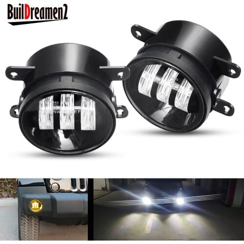 2 Pieces Fog Light Assembly 30W Car LED Lens Fog Daytime Lamp DRL H11 For Citroen C6 C5 C3 C4 Xsara C-Crosser Jumpy DS4 DS3 DS5