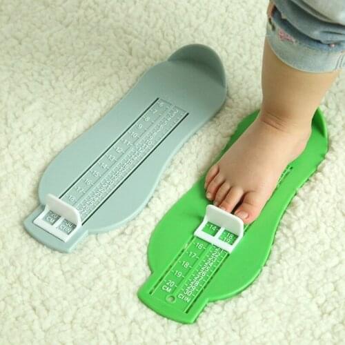 Kid Infant Foot Measure Gauge Shoes Size Measuring Ruler Device Children 6-20cm R9JD