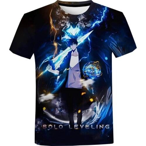 Solo Leveling 3D Printed T-shirts Unisex Fashion Pop Round Neck Casual Style Sweatshirt Oversize Tops 2XS-5XL