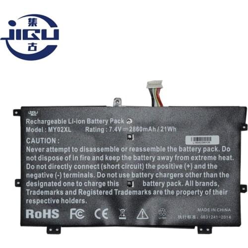 JIGU Replacement Battery 21CP3/97/91 2ICP3/97/91 721896-2B1 421 HSTNN-DB5C IB5C LB5C MY02XL TPN-Q127 For HP 10-h010nr Tablet