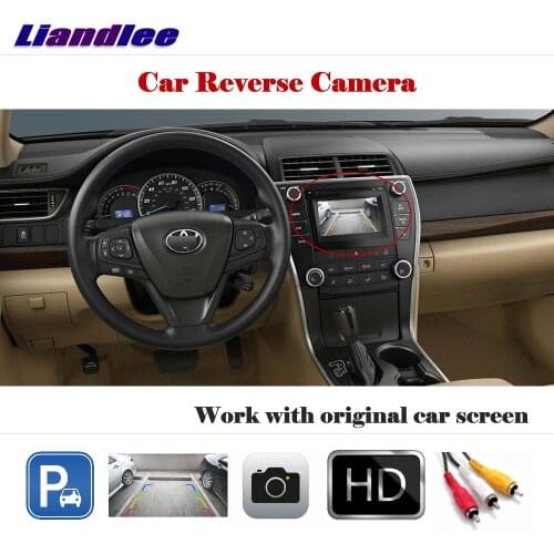 Auto Reverse Parking Camera For Toyota Camry XV50 2011-2014 2015 2016 2017 Rear Rearview Camera Work with Car Factory Screen