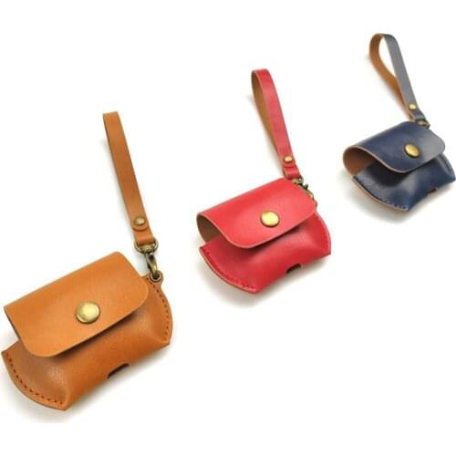 Classic PU Leather Case For AirPods Pro With Luxury PU Leather Strap Earphone Cover For AirPods 3 Headset Protect Bag Funda