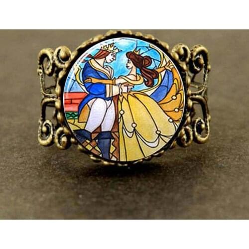 Movie Princess and Prince brass ring mens women vintage steampunk new vintage 2020