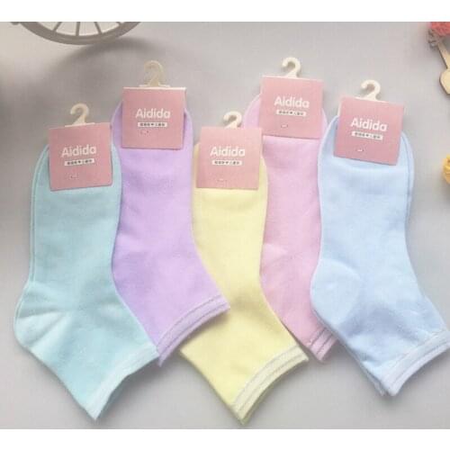 Knee High Summer Sports Cute Color Socks Cotton Long Funny Toddler Newborn Kids Socks Baby Girl Ropa Bebe Baby Stuff BW50TW